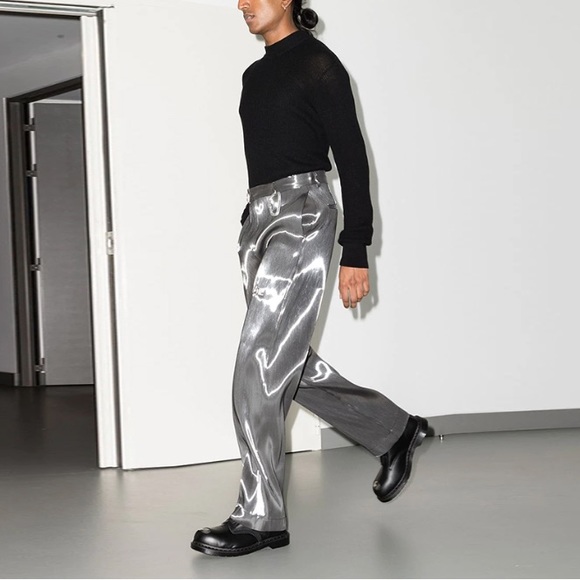 heliot emil Other - Liquid Metal Men’s Small Black/Silver/Chrome Pant